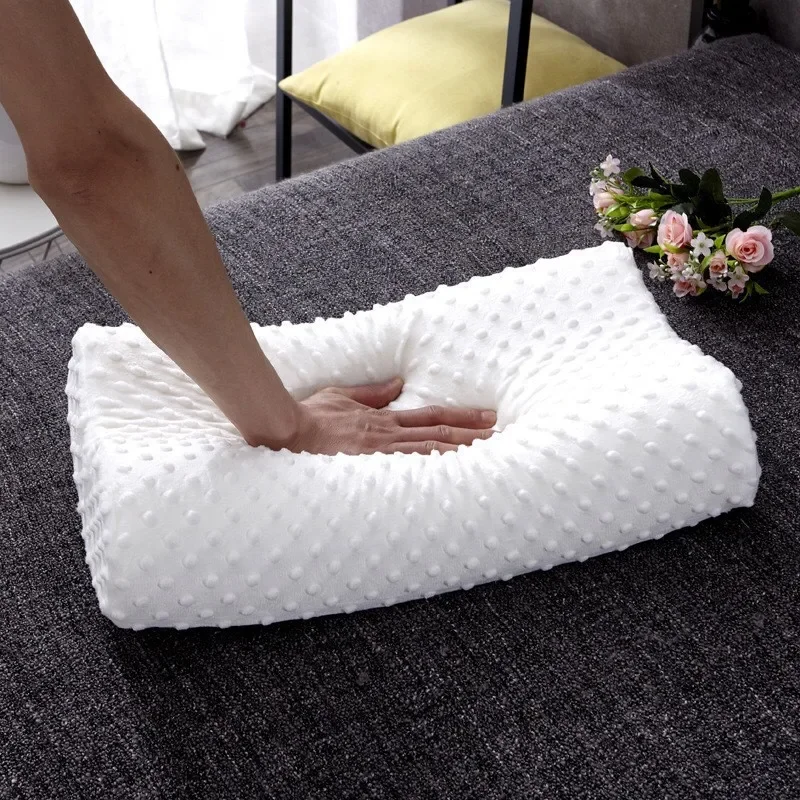 Memory Foam Orthopedic Pillow Neck Pain - Travesseiro de algodão com memória para