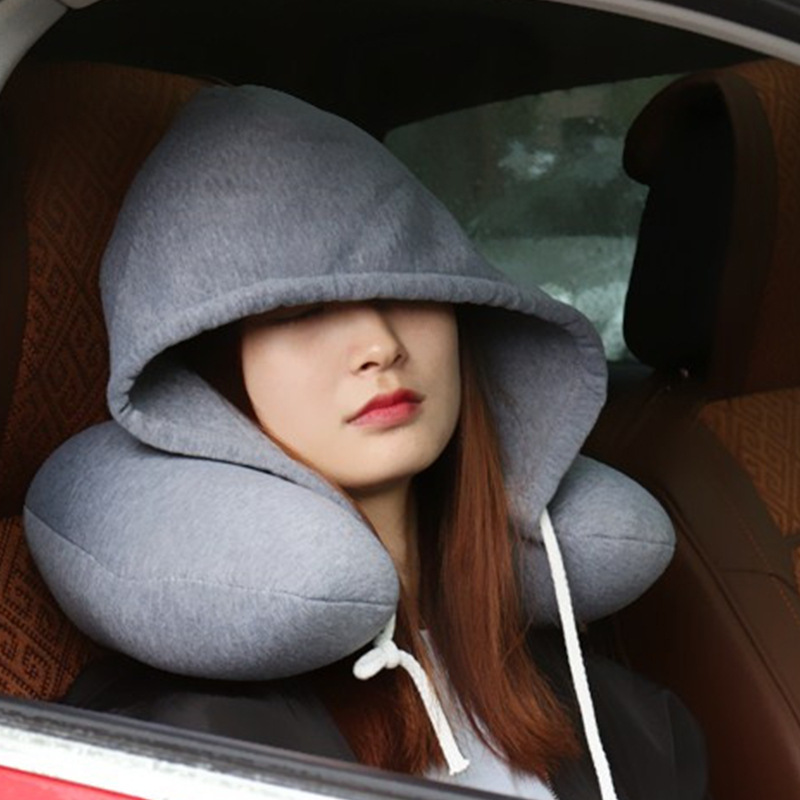 Anti Snore Contour Pillow - Almofadas de viagem com capuz em