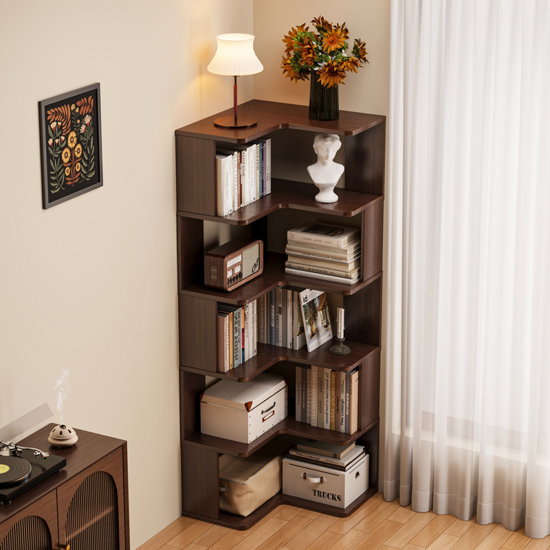 Storage & Organization - Estante de canto em madeira maciça