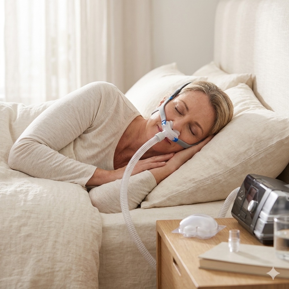 Anti Snore Contour Pillow - Novo Kit de Máscara CPAP com