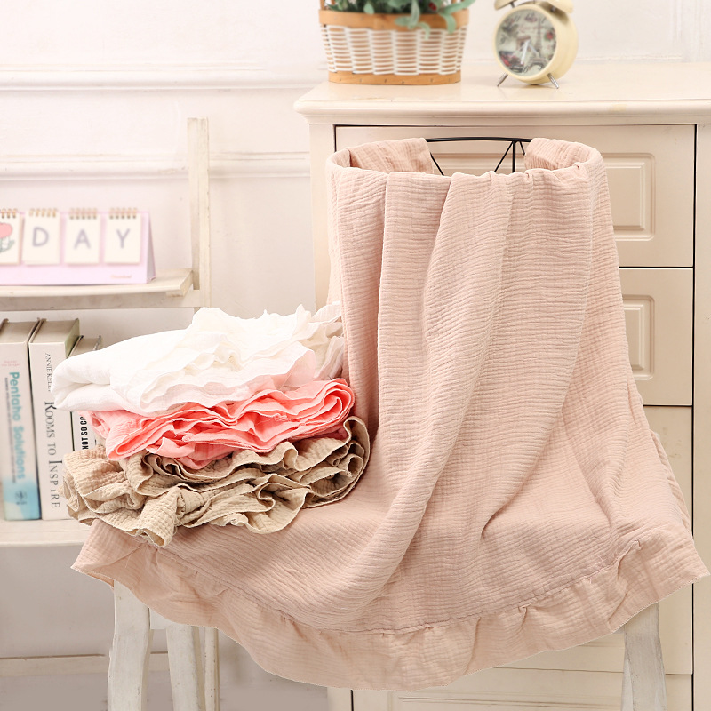 Muslin Cotton Bedspread - Cobertores de Algodão Orgânico para Bebês,