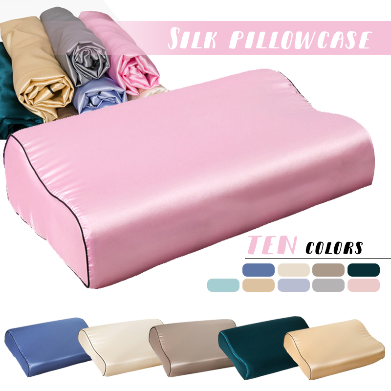 Satin Silk Pillowcase Hair Skin - Fronha de látex de cetim de