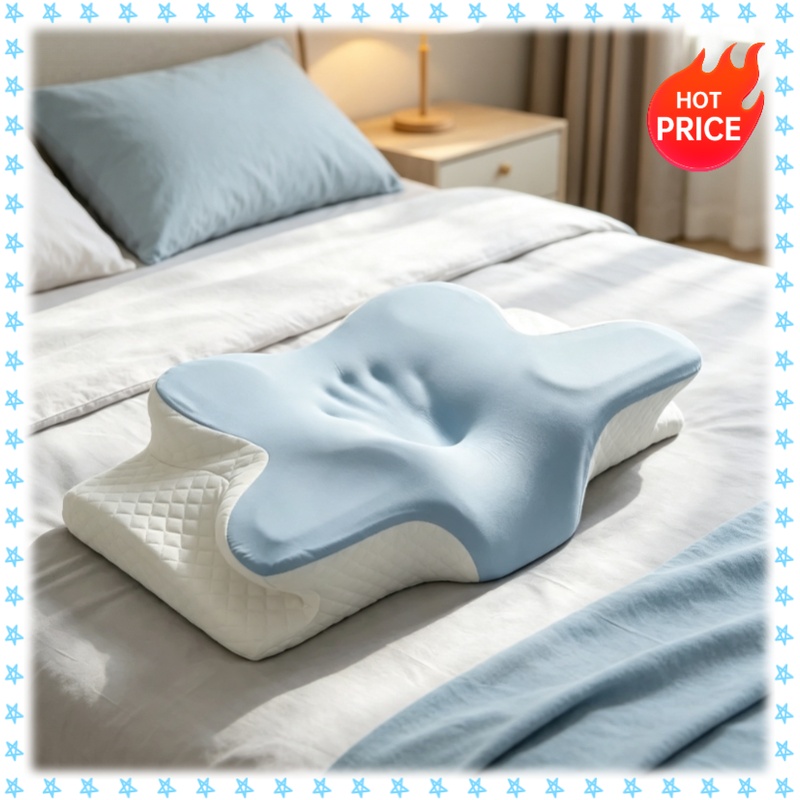 Memory Foam Orthopedic Pillow Neck Pain - Almofada Cervical de Espuma de Memória