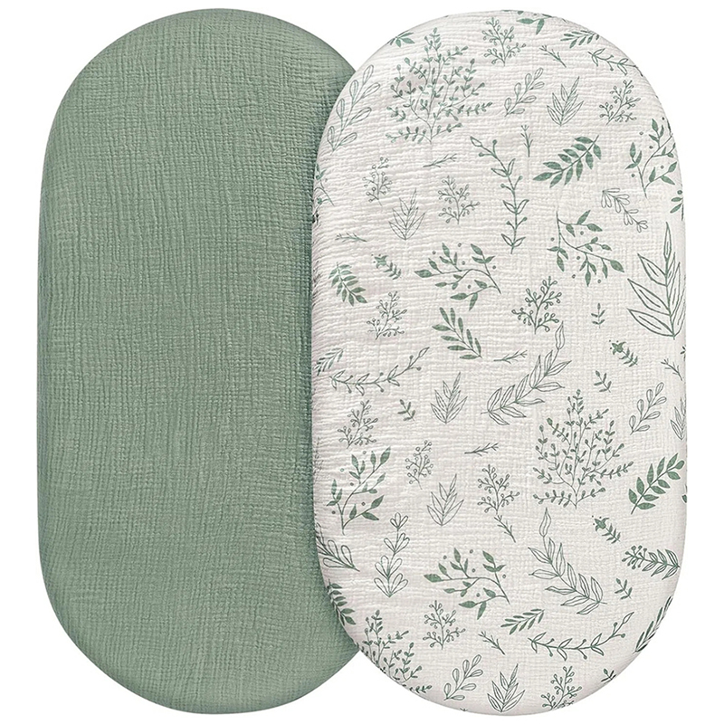 Muslin Cotton Bedspread - Lençóis de musselina para bebê, menina,