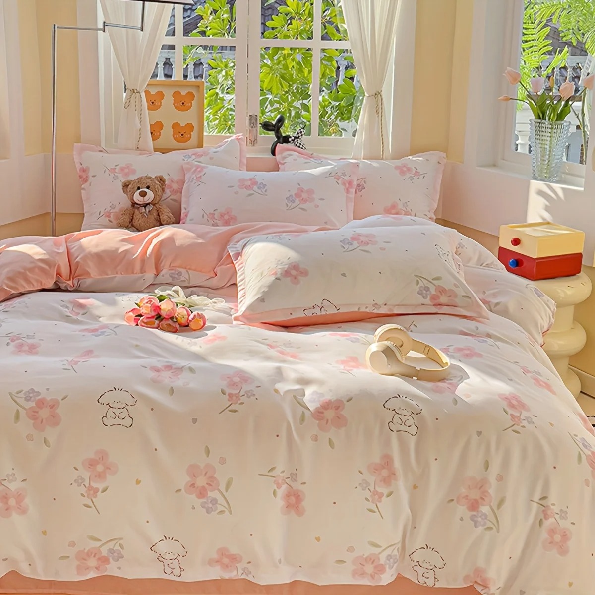 Conjunto de Capa de Edredom Es - Duvet Cover Sets With Zipper avaliação e preço