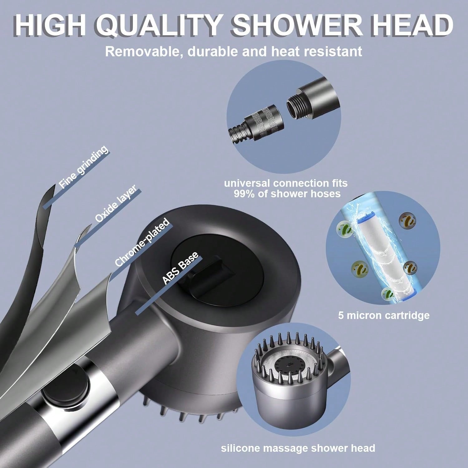 Chuveiro Manual de Alta Pressã - High Pressure Shower Head Handheld avaliação e preço