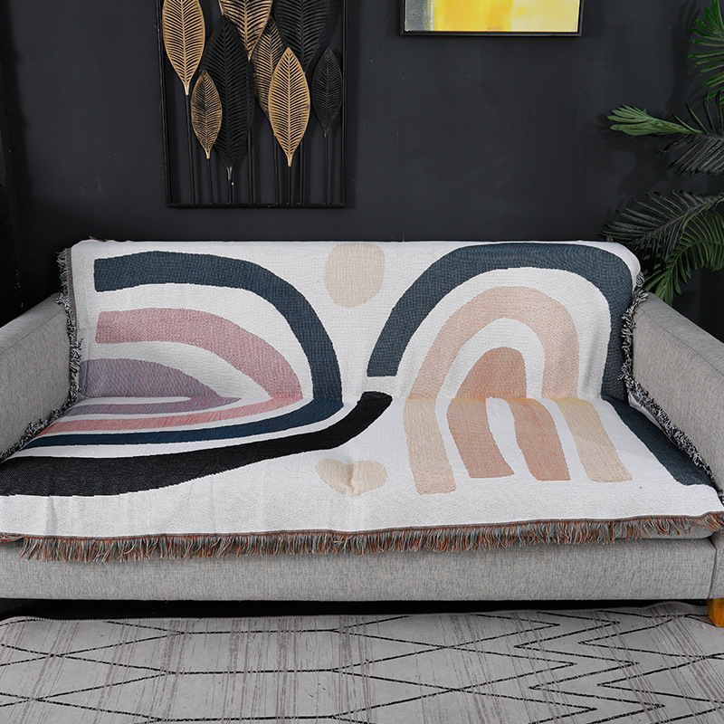 Cobertor de algodão grosso têx - Boho Throw Blanket Fringe avaliação e preço