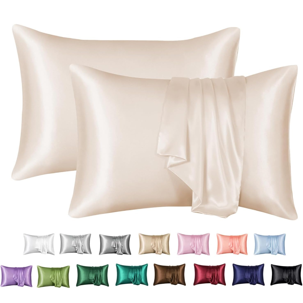 Fronha de cetim para cabelo e  - Satin Silk Pillowcase Hair Skin avaliação e preço