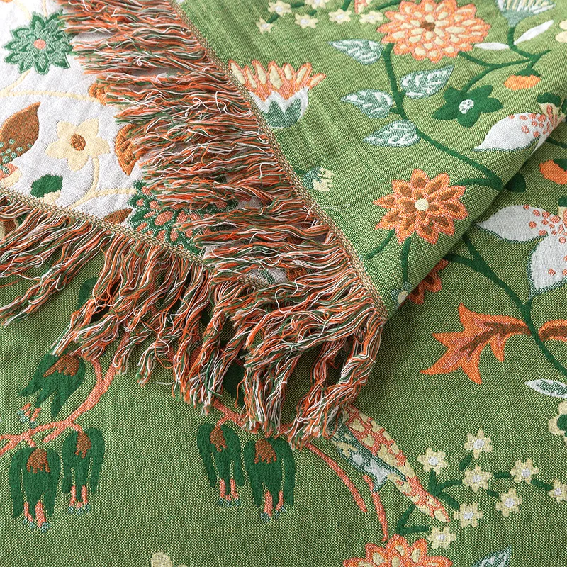 Manta de Algodão Puro, Tecido  - Muslin Cotton Bedspread avaliação e preço