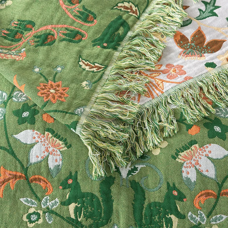 Manta de Algodão Puro, Tecido  - Muslin Cotton Bedspread avaliação e preço