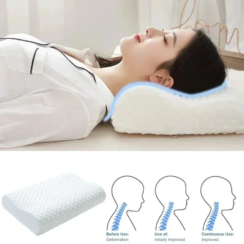 Travesseiro de espuma de memór - Memory Foam Orthopedic Pillow Neck Pain avaliação e preço