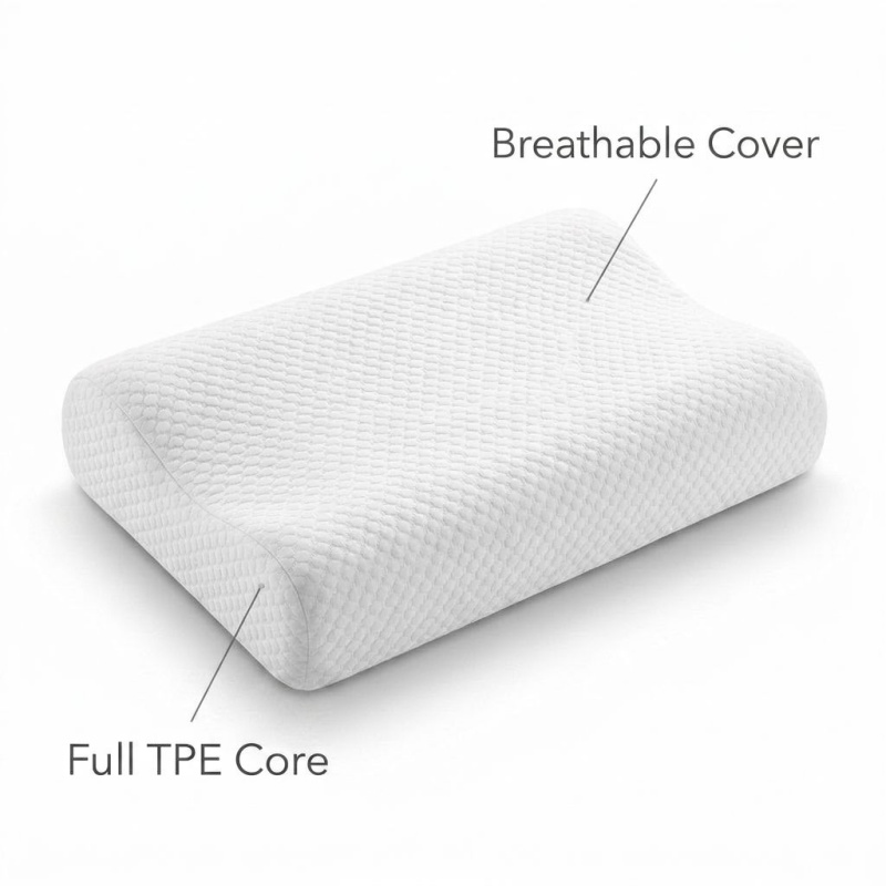Travesseiro Ergonômico de Pect - Anti Snore Contour Pillow avaliação e preço