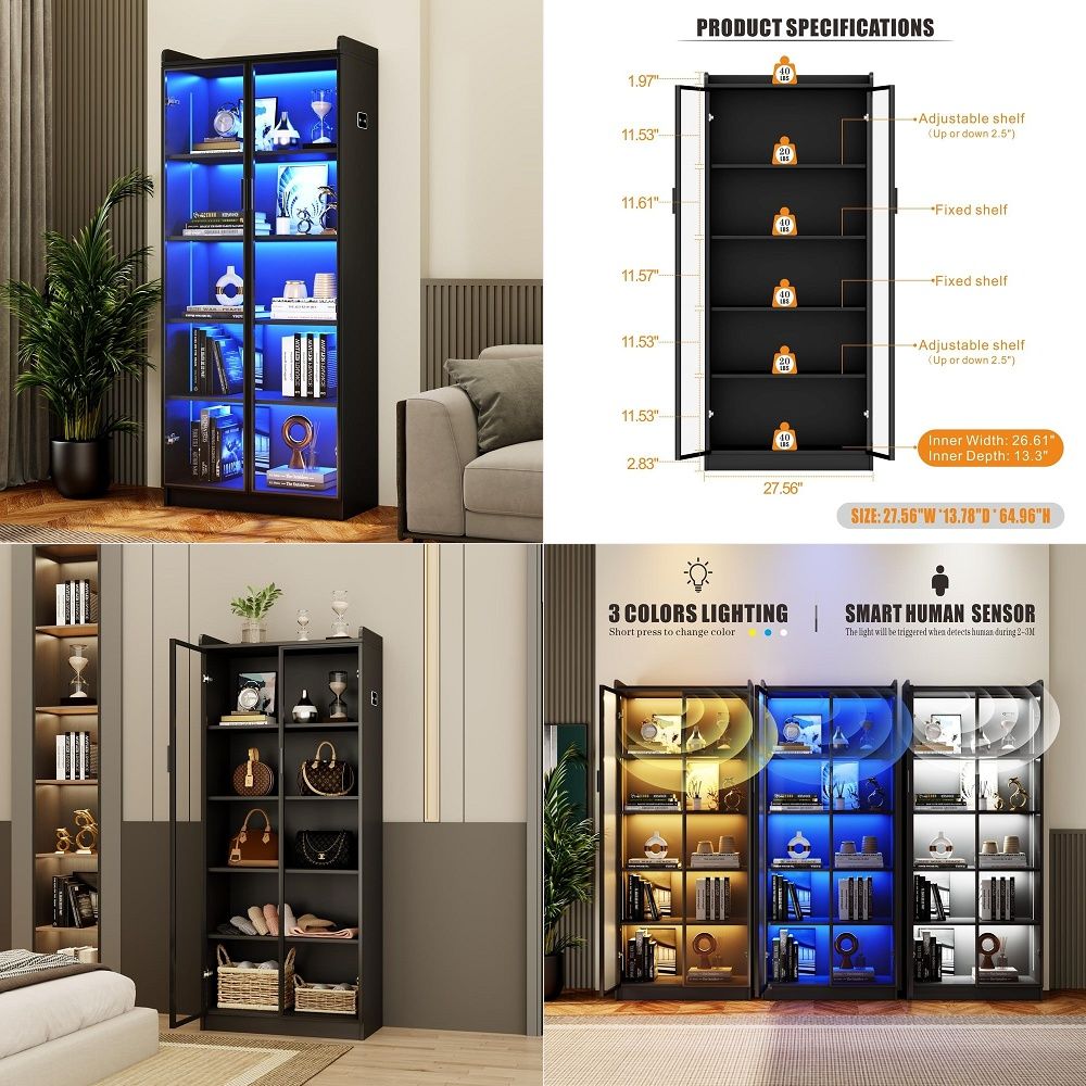 Armário Expositor com Pratelei - Lighting avaliação e preço