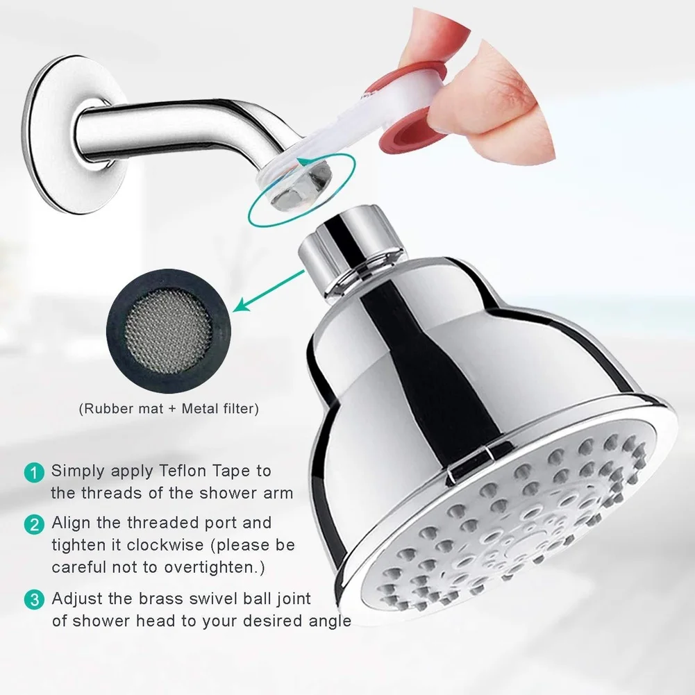Chuveiro de Mão de Alta Pressã - High Pressure Shower Head Handheld avaliação e preço