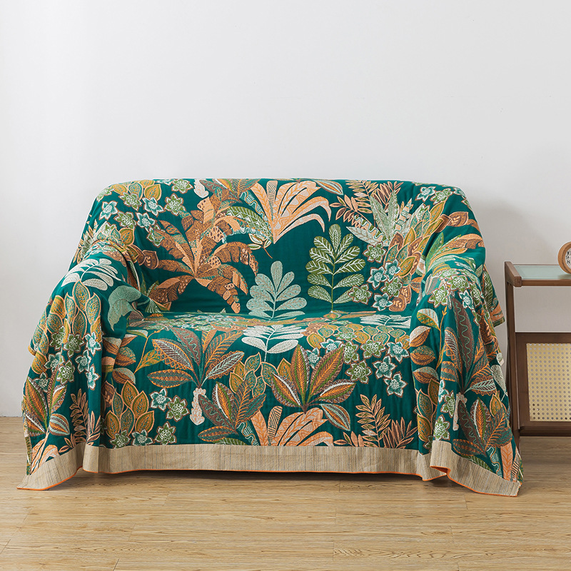 Colcha de gaze de musselina na - Muslin Cotton Bedspread avaliação e preço