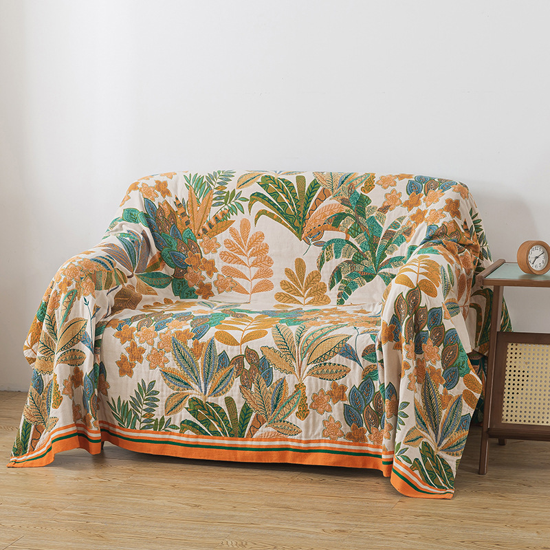 Colcha de gaze de musselina na - Muslin Cotton Bedspread avaliação e preço