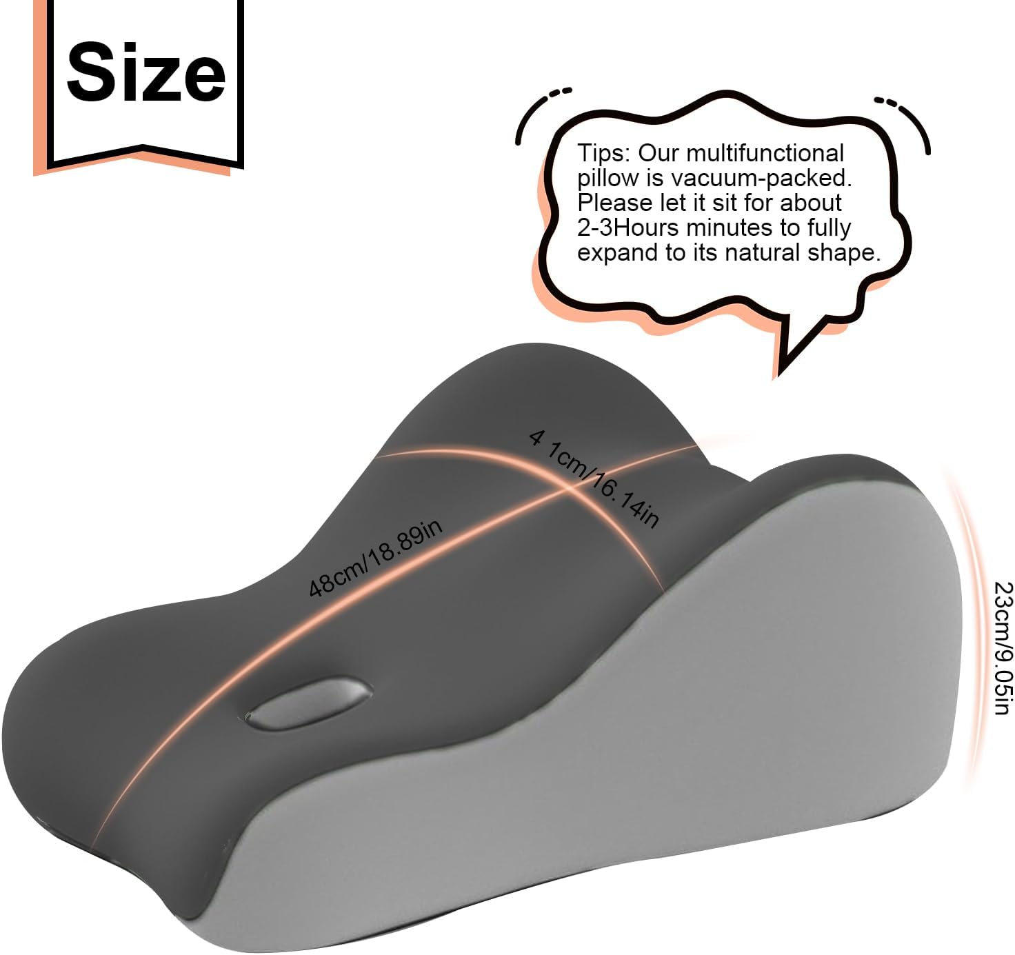 Almofada de Apoio Íntimo para  - Memory Foam Orthopedic Pillow Neck Pain avaliação e preço