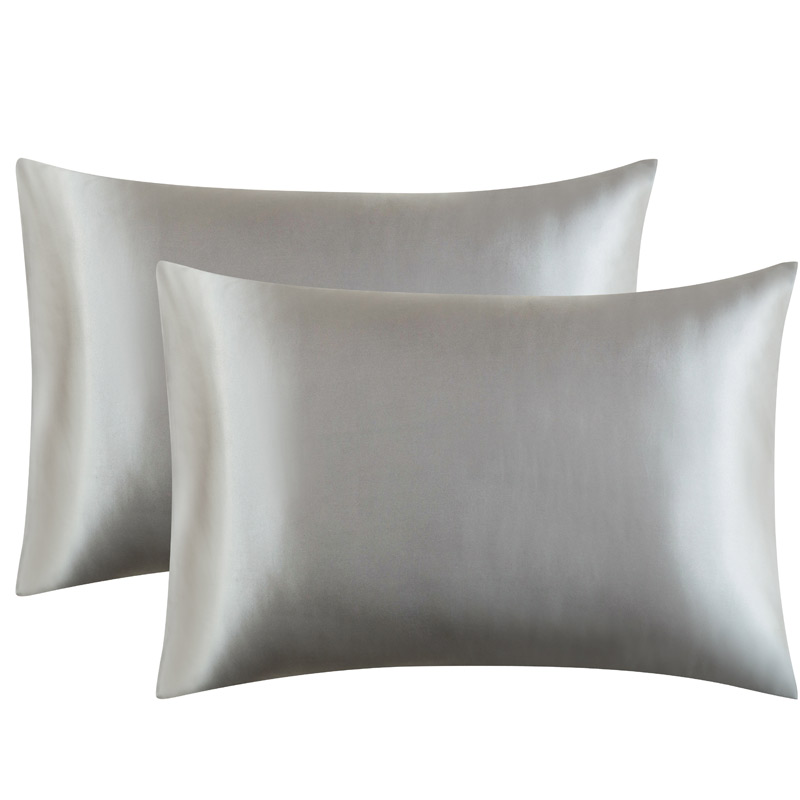 Solid Color Satin Pillowcase f - Satin Silk Pillowcase Hair Skin avaliação e preço