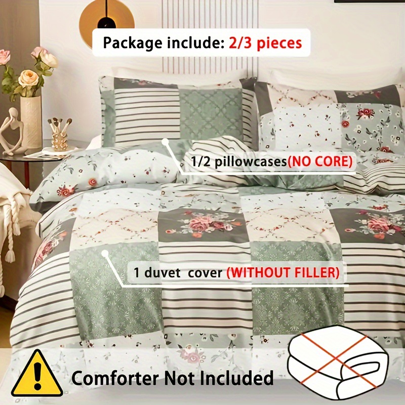 Conjunto de Capa de Edredom Fl - Aesthetic Floral Duvet Cover avaliação e preço