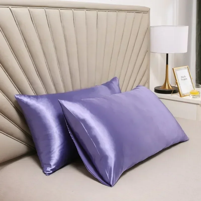 100% fronha de seda capa de al - Satin Silk Pillowcase Hair Skin avaliação e preço