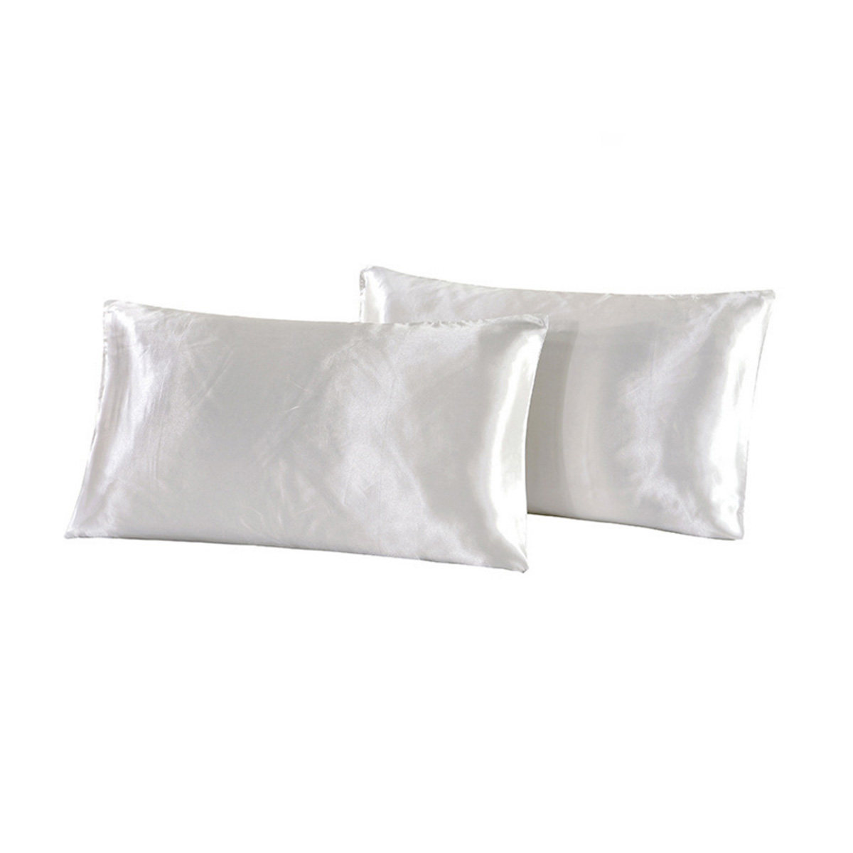 1 par de capas de almofada de  - Satin Silk Pillowcase Hair Skin avaliação e preço
