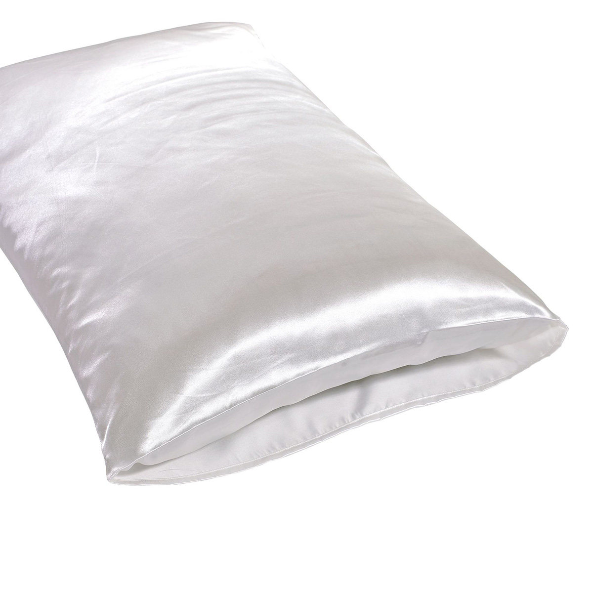 1 par de capas de almofada de  - Satin Silk Pillowcase Hair Skin avaliação e preço
