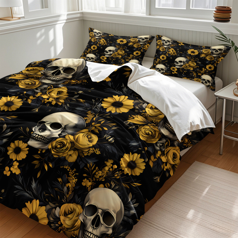Conjunto de Capa de Edredom Fl - Aesthetic Floral Duvet Cover avaliação e preço
