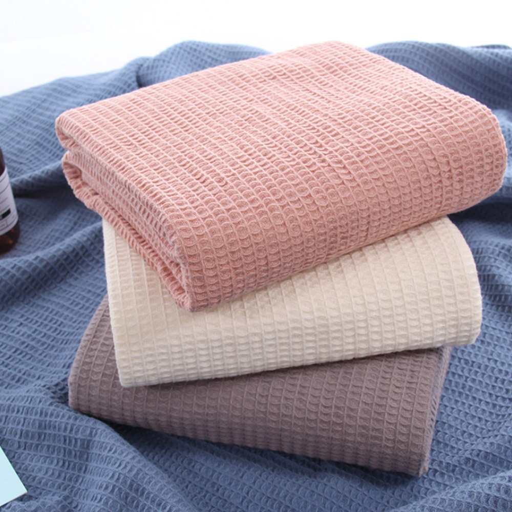 Waffle muslin colchas de verão - Muslin Cotton Bedspread avaliação e preço
