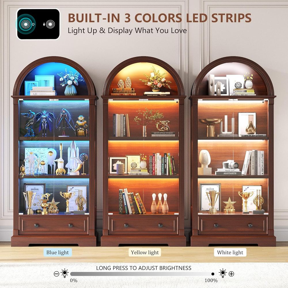 Armário Curio com Porta de Vid - Lighting avaliação e preço