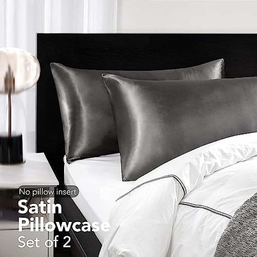 Conjunto de 2 Fronhas de Seda  - Satin Silk Pillowcase Hair Skin avaliação e preço