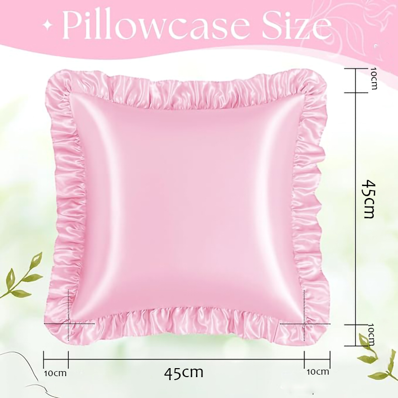 2 Peças de Fronhas de Cetim co - Satin Silk Pillowcase Hair Skin avaliação e preço