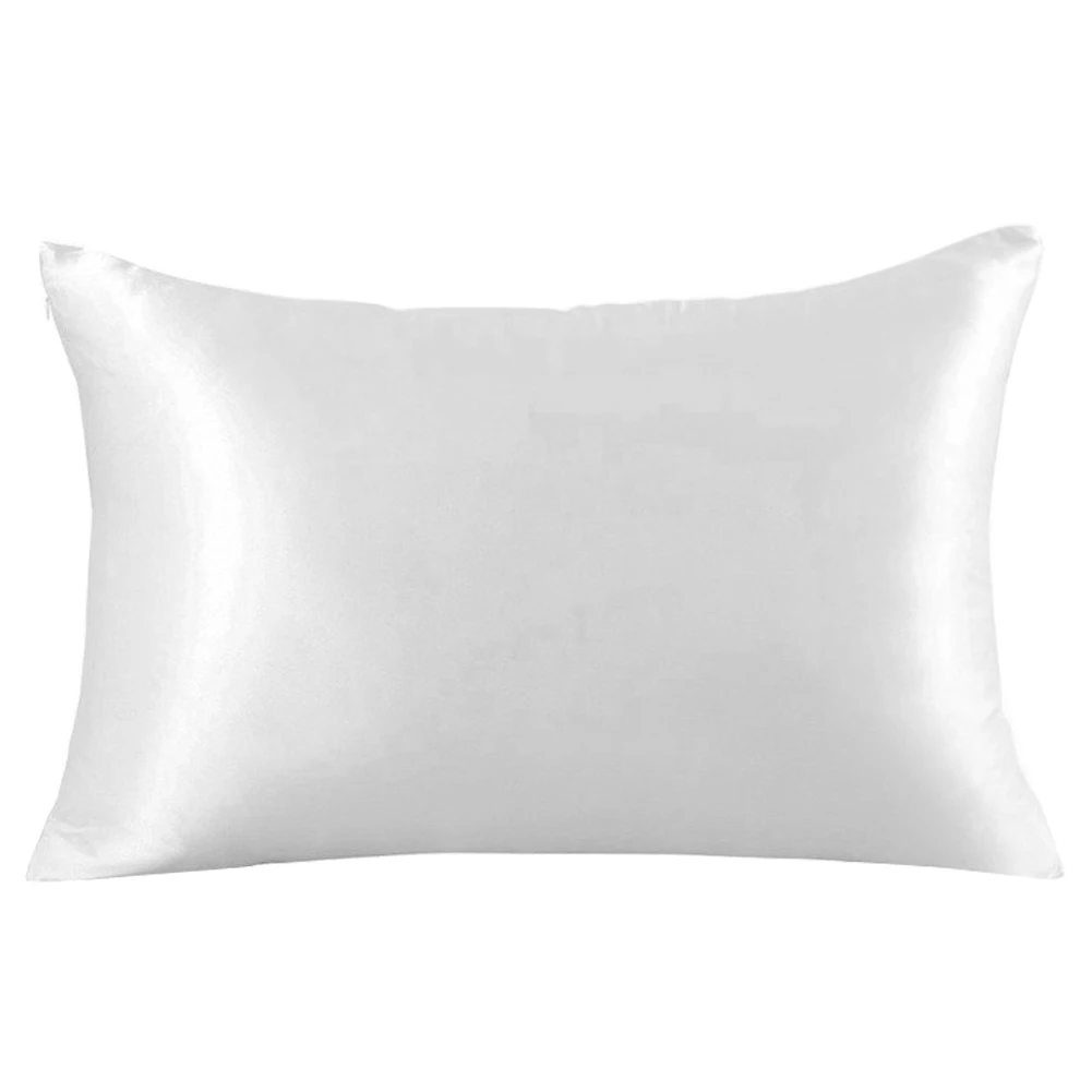 Nova fronha de cetim de seda p - Satin Silk Pillowcase Hair Skin avaliação e preço