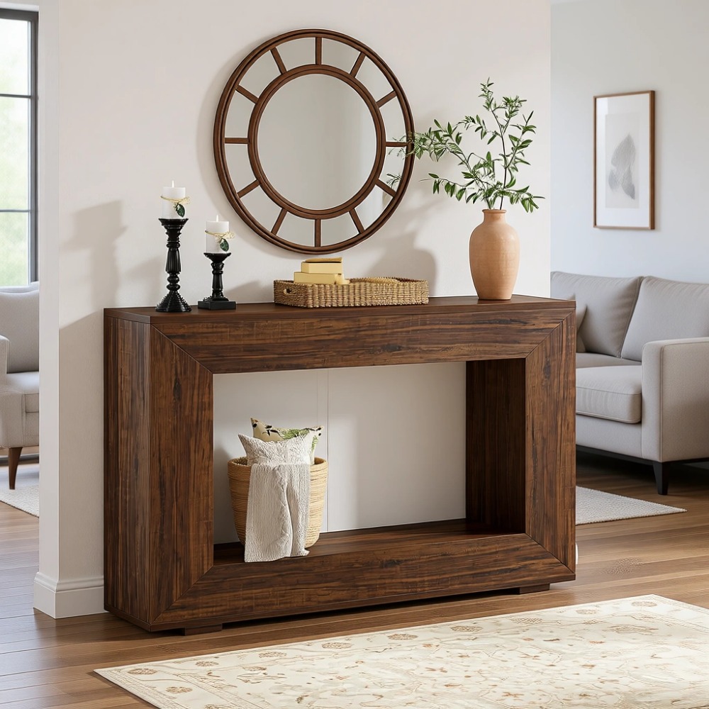 Mesa Console Estilo Fazenda de - Storage & Organization avaliação e preço